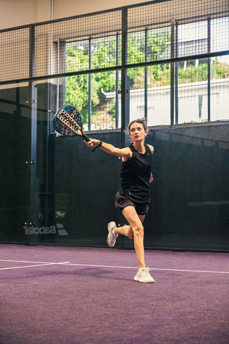 Competitive padel match in Wellington
